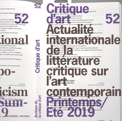 Les Archives de la critique d'art  des ressources sur l'art contemporain