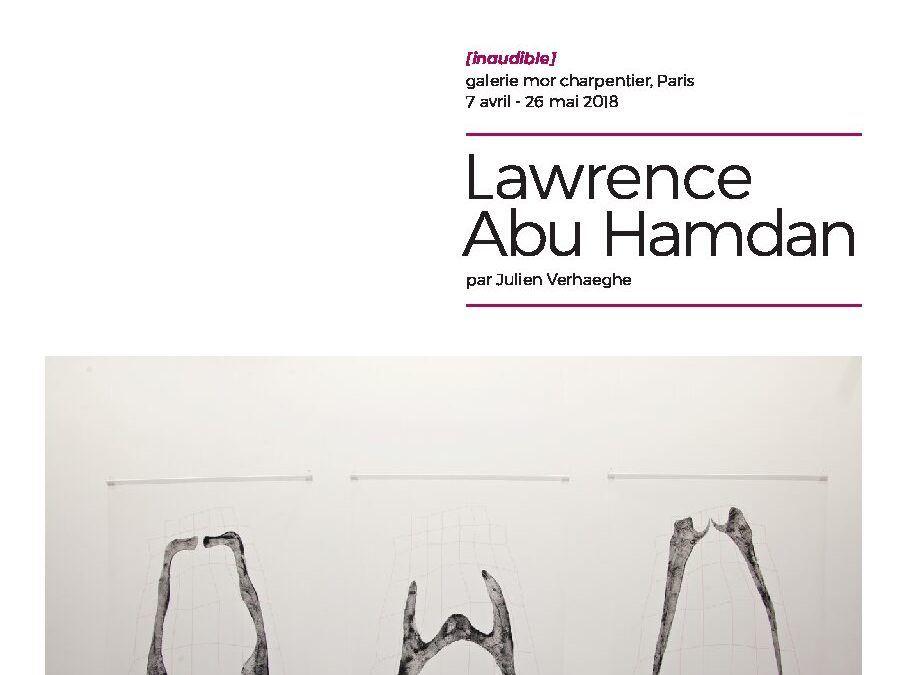 Verhaeghe_Possible2_Entretien avec Lawrence Abu Hamdan